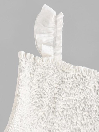 Smocked Ruffle Sleeveless Tiered Dress - Image 3