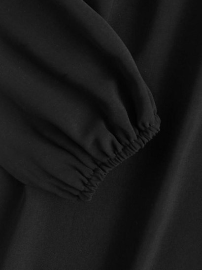 Long Sleeve Empire Waist Mini Dress - Image 4