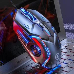 Wired Gaming Mouse Backlit High Sensitivity 6 Keys Macro Programming Gamer Mechanical RGB Mute For Game Computer Tablet PC