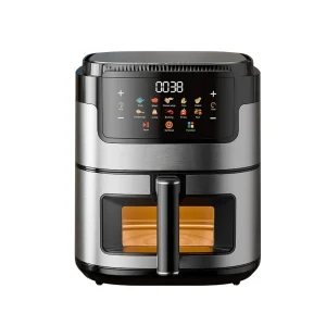 Large-Capacity Touchscreen Control Electric Deep Fryer - High Quality Stainless Finish Kitchen Appliance