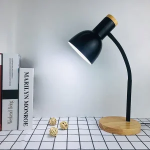 LED Desk Lamp with Adjustable Brightness - Eye Protection Study Light for Bedroom & Office