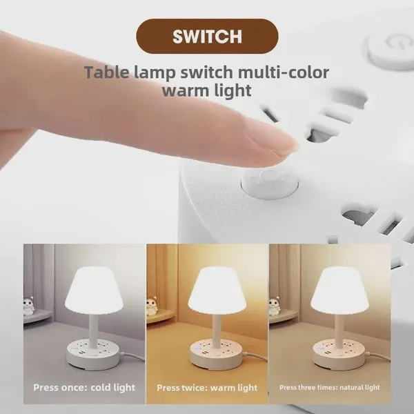 Adjustable LED Desk Lamp with Eye-Care Mode for Study, Home & Dorm Room - Image 3