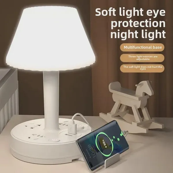 Adjustable LED Desk Lamp with Eye-Care Mode for Study, Home & Dorm Room - Image 2