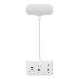 Multifunctional Desk Lamp with USB Charging Ports, Remote Control, and Eye-Caring Light for Bedroom and Study