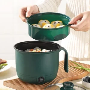 Multifunctional Electric Pot | Large Capacity Non-Stick Cooker with Steamer