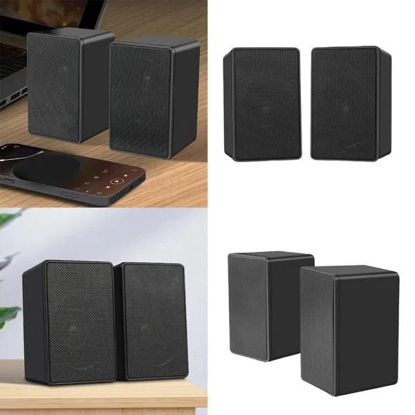 USB Wireds Speaker Subwoofer Soundboxes 3.5mm Input USB Power Computer Speaker - Image 4