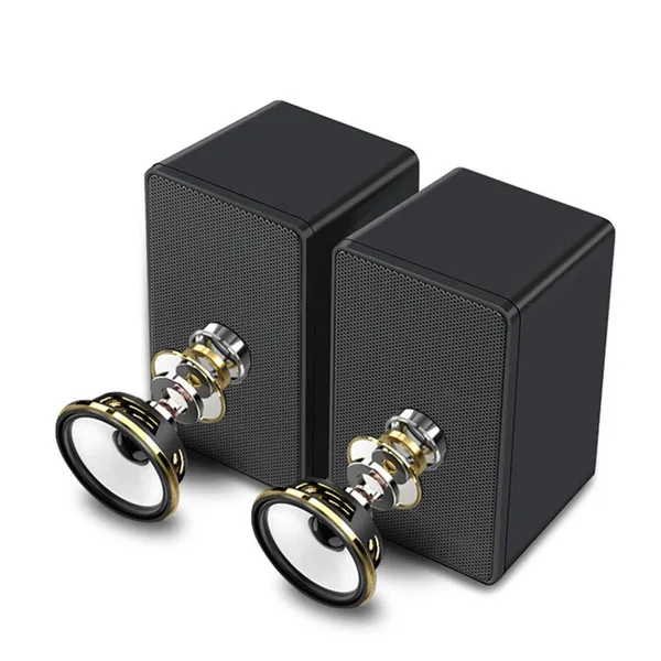 USB Wireds Speaker Subwoofer Soundboxes 3.5mm Input USB Power Computer Speaker - Image 2