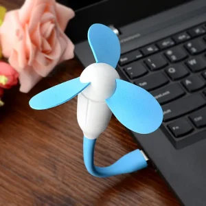 USB Mini Fan ABC Silicone with EVA 2.5W Portable Flexible Cooling Cooler Traveling Fan USB Charger USB Fan